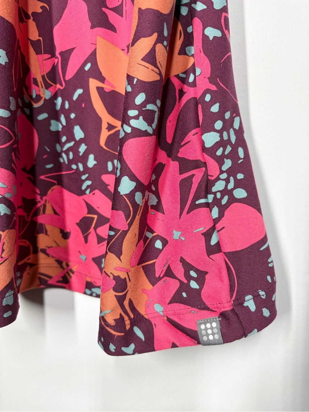 Like New Title Nine Tank Dream Dress in Burgundy, Pink, & Orange Floral. Small - Picture 8 of 13